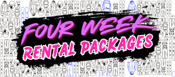 Ski or Snowboard Rental Package - Four weeks