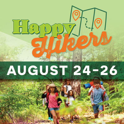 Happy Hikers Camp August 24 to 26