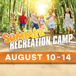 Summer Recreation Camp  -  week of August 10 to 14